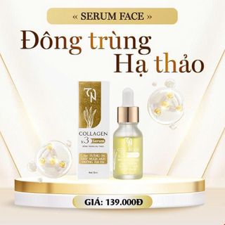 Serum Collagen X3 Đông Trùng Hạ Thảo 15ml (Full Vat)