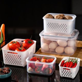 Set 2 hộp nhựa hút chân không