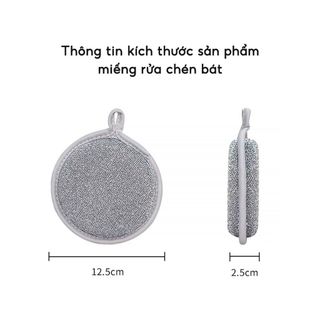 Miếng bọt biển rửa chén 2 mặt (Loại nhẹ)