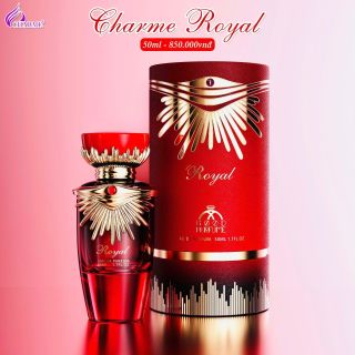 Nước Hoa Nữ Hương Hoa Hồng Pháp Charme Royal 50ml (Full Vat)