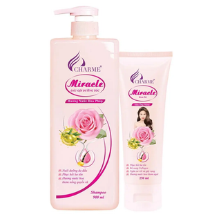 Combo Dầu Gội Kem Xả Miracle Dưỡng Tóc 900ml (Full Vat)