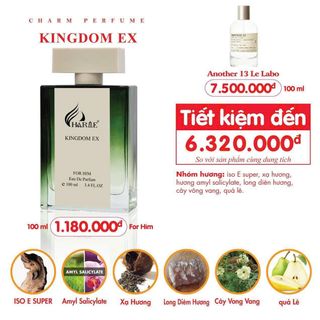 Nước Hoa Unisex Charme Kingdom EX 100ml (Full Vat)