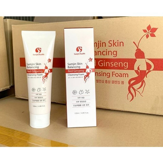 Sữa Rửa Mặt Hồng Sâm Samjin 120ml (Full Vat)