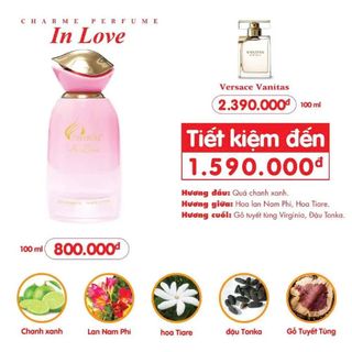 Nước Hoa Nữ Charme In Love 100ml (Full Vat)