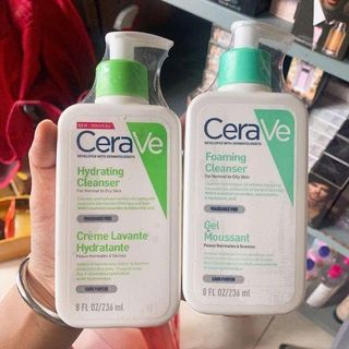 🌿 Sữa rửa mặt Cerave 236ml cho da dầu, da khô 🌿
