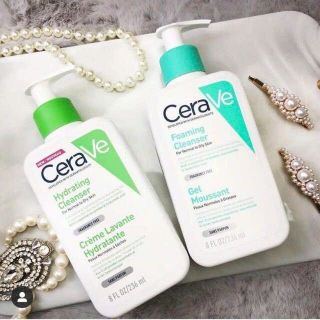 🌿 Sữa rửa mặt Cerave 236ml cho da dầu, da khô 🌿
