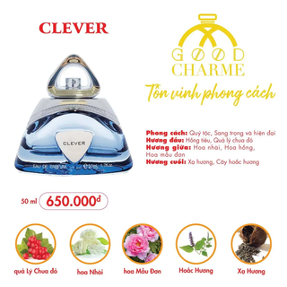 Nước Hoa Nữ Charme Clever 50ml (Full Vat)