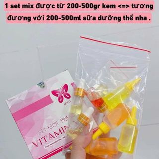Set Kích Trắng Vitamin X10 (Full Vat)