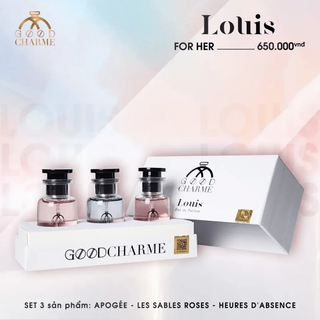 Set Nước Hoa Good Charme Louis Cho Nữ (Full Vat)