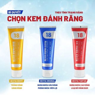 Kem Đánh Răng Hestia 18 120g (Full Vat)
