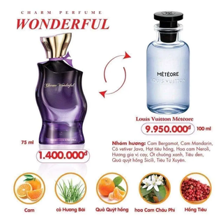 Nước Hoa Charme Wonderful 75ml (Full Vat)