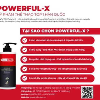 TUYỂN ĐẠI LÝ/ NHÀ PHÂN PHỐI SẢN PHẨM POWERFULX TOÀN QUỐC
