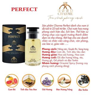 Nước Hoa Nam Charme Perfect 25ml (Full Vat)
