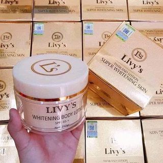Kem Dưỡng Body Livy's 250g Vàng (Full Vat)