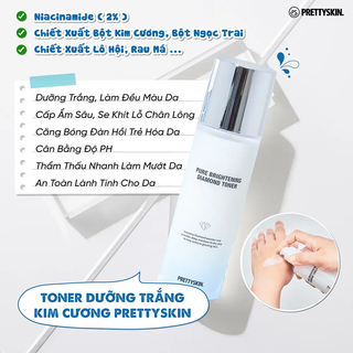 Nước Hoa Hồng Kim Cương Prettyskin (Full Vat)