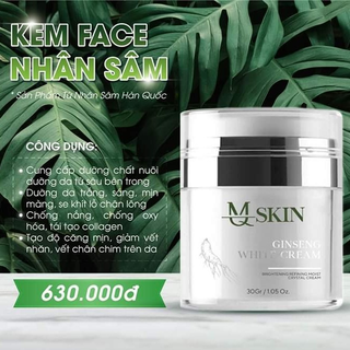 Kem Face Nhân Sâm MQ Skin 30g (Full Vat)