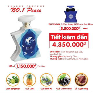 Nước Hoa Nam Charme No.1 Peace 10ml (Full Vat)