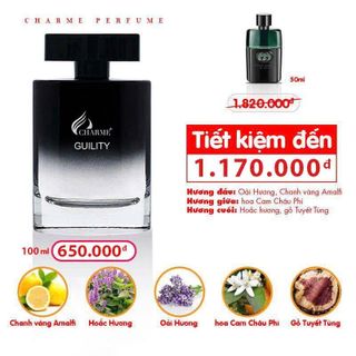 Nước Hoa Nam Charme Guility 100ml (Full Vat)