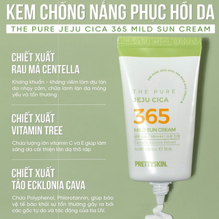 Kem Chống Nắng Jeju Cica 365 (Full Vat)