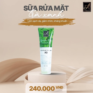 Sữa Rửa Mặt Trà Xanh Green Tea X2 (Full Vat)