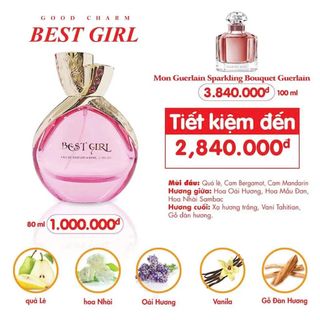 Nước Hoa Nữ Good Charme Best Girl 80ml Hồng (Full Vat)