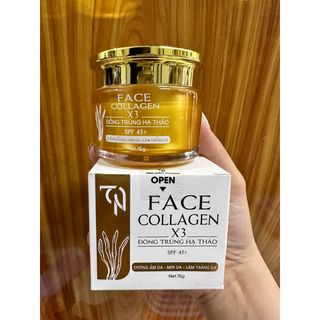 Kem Face Collagen X3 TN Đông Trùng Hạ Thảo Ban Ngày (Full Vat)