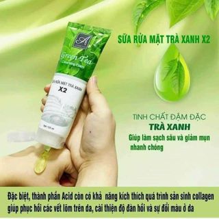 Sữa Rửa Mặt Trà Xanh X2 A Cosmetics (Full Vat)