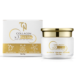 Kem Face Collagen X3 Đông Anh Sữa Ong Chúa Ban Đêm 15g (Full Vat)