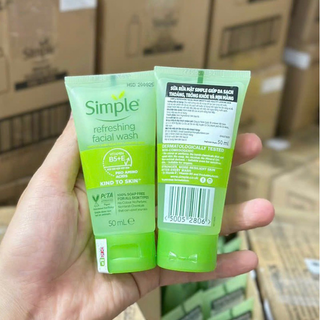 Sữa Rửa Mặt Simple 50ml (Full Vat)