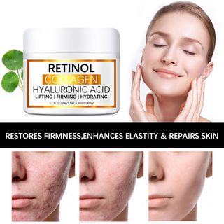 Kem dưỡng da tác động kép retinol collagen dưỡng ẩm, giảm melanin, làm sáng và chống nhăn