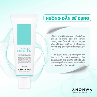 Kem Dưỡng Phục Hồi Ahohwa Vitamin K Cream 80g (Full Vat)