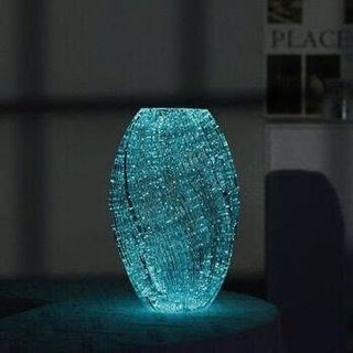 BÌNH CẮM HOA THỦY TINH PHÁT SÁNG 27CM