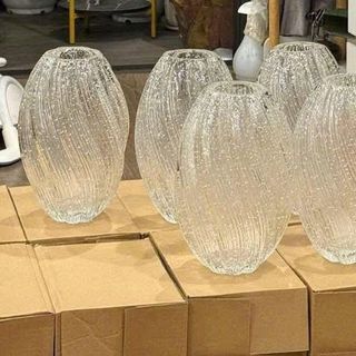 BÌNH CẮM HOA THỦY TINH PHÁT SÁNG 27CM