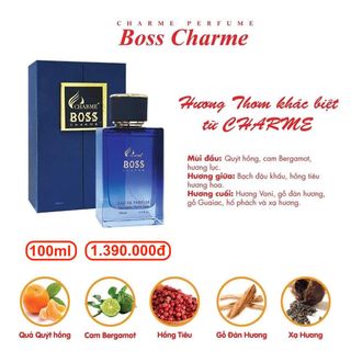 Nước Hoa Nam Charme Boss Charme 100ml (Full Vat)