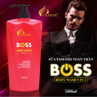Sữa Tắm Charme Boss Body Wash Đỏ 1000ml (Full Vat)