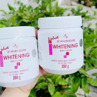 Kem Body Lotion Whitening Velvet Thái Lan 350g (Full Vat)