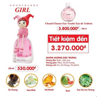 Nước Hoa Trẻ Em Good Charme Girl 50ml (Full Vat)