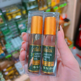 Dầu Lăn Nhân Sâm Green Herb 8cc Thái Lan (Full Vat)