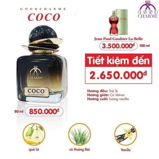 Nước Hoa Good Charme Coco Đen 80ml Chính Hãng (Full Vat)