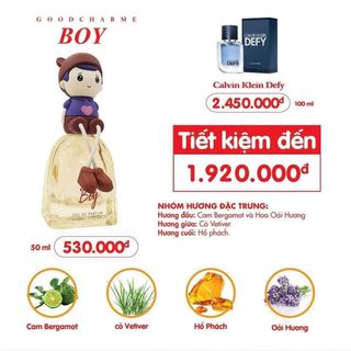 Nước Hoa Trẻ Em Good Charme Boy 50ml (Full Vat)