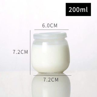 BỘ 12 HỦ THỦY TINH SỮA CHUA BÉO 200ML