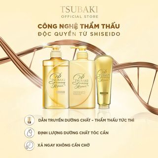 Bộ Dầu Gội Xả Tsubaki 3 Món (Full Vat)