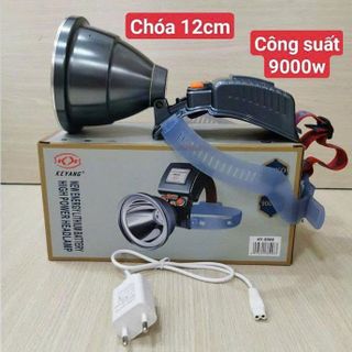 ĐÈN PIN ĐỘI ĐẦU CHÓA LỚN SIÊU SÁNG KY 8908
