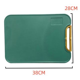 Thớt nhựa xanh PE 38x28cm (chữ nhật)