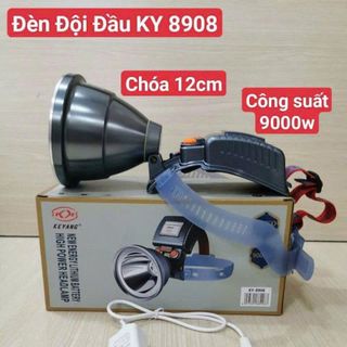 ĐÈN PIN ĐỘI ĐẦU CHÓA LỚN SIÊU SÁNG KY 8908