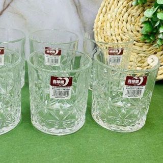 BỘ 6 LY THỦY TINH DELI 205ML KB103 1A
