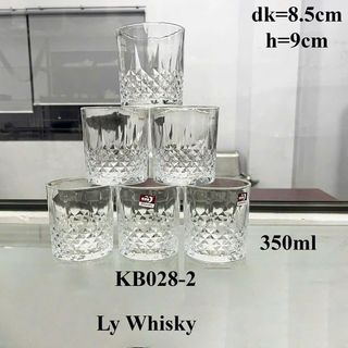 BỘ 6 LY THỦY TINH 340ML DSKB028- 2