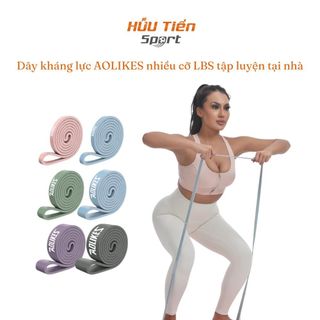 Dây Kháng Lực, Dây Đa Năng Hỗ Trợ Tập Luyện Tập Gym Thể Hình Cao Su Power Band Aolikes Chính Hãng AL3612 Tập Chân Tập Cơ Tay