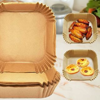 Set 50 giấy nến vàng Vuông 20cm