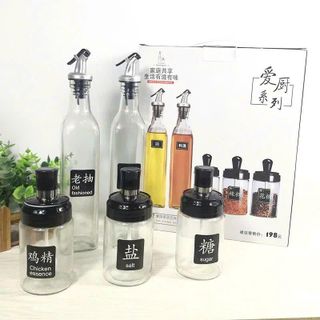 Set 5 lọ đựng gia vị